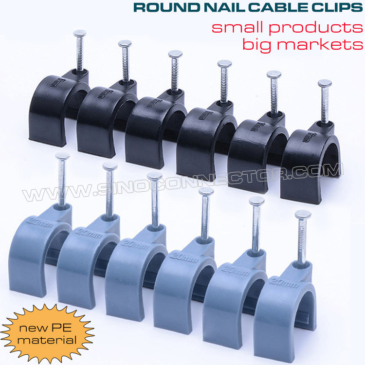 Ø2.5mm~25mm Plastic Cable Clips